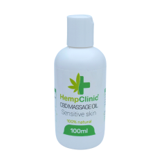 HempClinic - Massage Oil for Sensitive Skin - 250mg - 100ml